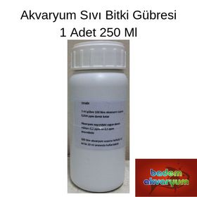 Badem Akvaryum 250 ml Potasyum Akvaryum Sıvı Bitki Gübresi