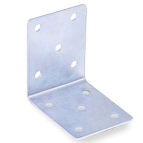 Badem10 10 Adet 50x50x40 mm Mobilya Köşe Bağlantı Sabitleme L Demir Köşebent Gönye