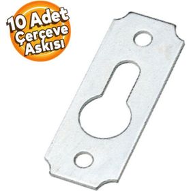 Badem10 10 Adet Tablo Çerçeve Askısı Düz Çerçeve Takma Aparatı