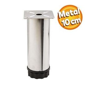 Badem10 10 cm Metal Ayak Ayarlanabilir Mobilya Masa Puf Sehpa TV Ünitesi Ayağı