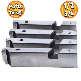 Badem10 1/2 - 3/4 Euromax EX40446 Pafta Tarağı Yedek Tarak Diş Açma Tarağı