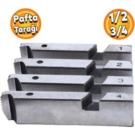 Badem10 1/2 - 3/4 Euromax EX40446 Pafta Tarağı Yedek Tarak Diş Açma Tarağı