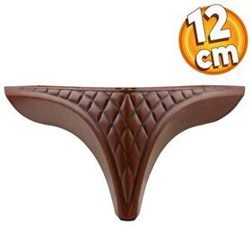 Badem10 12 cm Kahverengi Baza Ayak Mobilya Kanepe Sehpa Puf Koltuk Ayağı