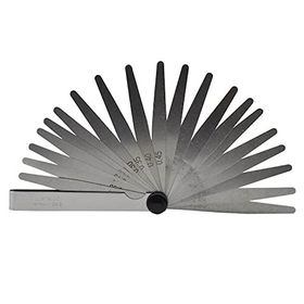 Badem10 13 Yaprak 200 mm 0.05-1.00 mm DW Sentil Filler Feeler Çakısı Boşluk Ölçme