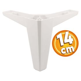 Badem10 14 cm Sedir Lüks Mobilya Kanepe Sehpa Beyaz Baza TV Ünitesi Koltuk Ayağı