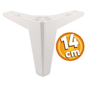 Badem10 14 cm Sedir Lüks Mobilya Kanepe Sehpa Beyaz Baza TV Ünitesi Koltuk Ayağı