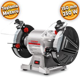 Badem10 150 mm 250 W Crown CT13546 Taşlama Motoru Taşlama Makinesi