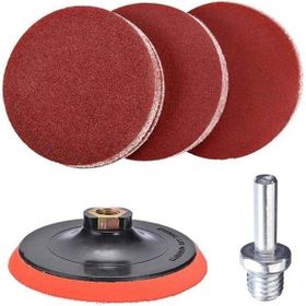 Badem10 17 Parça Cırt Zımpara Seti + 115 mm Matkap Aparatı