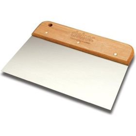 Badem10 22 cm Dekor Geniş Ispatula Ahşap Saplı Spatula