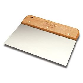 Badem10 22 cm Dekor Geniş Ispatula Ahşap Saplı Spatula