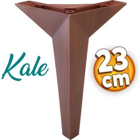 Badem10 23 cm Kahverengi Ahşap Desenli Kale Lüks Mobilya Kanepe Sehpa Tv Ünitesi Koltuk Ayağı