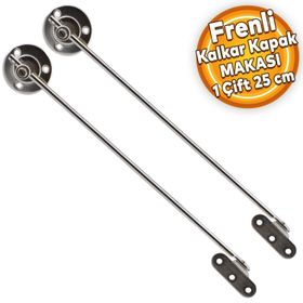 Badem10 25 cm 1 Çift Nikel Metal Sessiz Açma Kapama Amortisör Piston