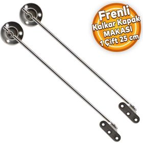 Badem10 25 cm 1 Çift Nikel Metal Sessiz Açma Kapama Amortisör Piston