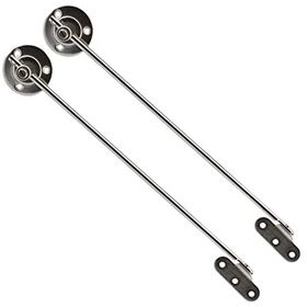 Badem10 25 cm 1 Çift Nikel Metal Sessiz Açma Kapama Amortisör Piston