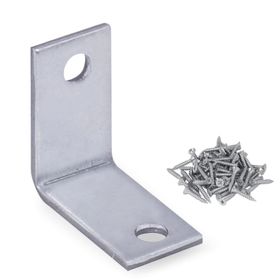 Badem10 25x25x15 mm 10 Adet Mobilya Dolap Köşe Bağlantı Sabitleme L Demir Gönye