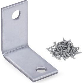 Badem10 25X25X15 mm 25 Adet Mobilya Dolap Köşe Bağlantı Sabitleme L Demir Gönye
