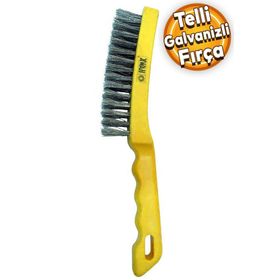 Badem10 27.5 cm Plastik Saplı Telli Galvanizli Tel Fırça