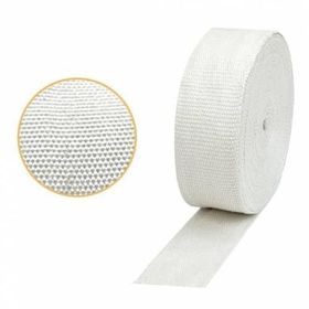 Badem10 3 mm x 3 cm 10 Metre Cam Elyaf Egzoz Sargısı Yanmaz Sıcaklık Önler Bant