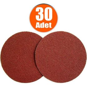 Badem10 30 Adet 115 mm Spiral Avuç Taşlama 320 Kum Cırt Zımpara