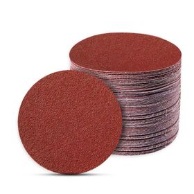 Badem10 30 Adet 125 mm Spiral Avuç Taşlama Kırmızı Kiraz Cırt Zımpara