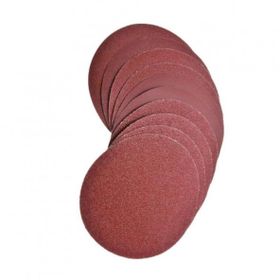 Badem10 30 Adet 125 mm Spiral Avuç Taşlama Kırmızı Kiraz Cırt Zımpara