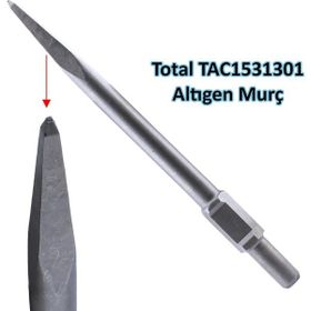 Badem10 30x410 mm Kırıcı Hilti Uç Ucu Altıgen Düz Total TAC1531301 Murç