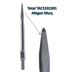 Badem10 30x410 mm Kırıcı Hilti Uç Ucu Altıgen Düz Total TAC1531301 Murç