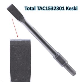 Badem10 30x410x35 mm Kırıcı Hilti Uç Ucu Altıgen Düz Total TAC1532301 Keski