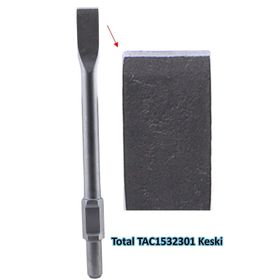 Badem10 30x410x35 mm Kırıcı Hilti Uç Ucu Altıgen Düz Total TAC1532301 Keski