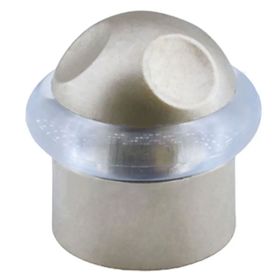 Badem10 35 mm Silikonlu Contalı Vidalı Saten Kapı Stoperi