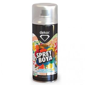 Badem10 400 ml Dekor Akrilik Efektli Mat Siyah Sprey Boya