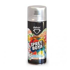 Badem10 400 ml Dekor Akrilik Efektli Mat Siyah Sprey Boya