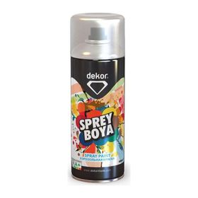 Badem10 400 ml Dekor Akrilik Efektli Mat Siyah Sprey Boya