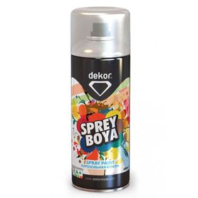 Badem10 400 ml Dekor Akrilik Efektli Mat Siyah Sprey Boya