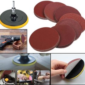 Badem10 42 Parça 115 mm Cırt Zımpara Seti + Matkap Aparatı