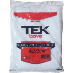 Badem10 4x5 mt Eşya Zemin Koruma Tek Boya Hışır Örtü Naylonu