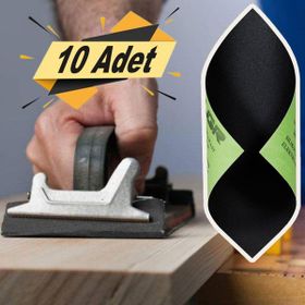 Badem10 5 Adet Su Zımparası 120 Kum 23x28 cm Yumuşak Kağıt Tabaka Sulu Kuru Zımpara