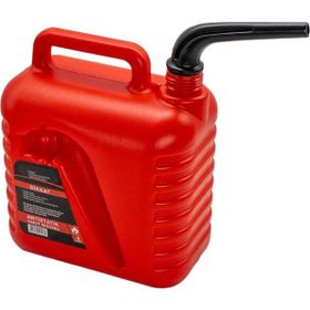 Badem10 5 lt Plastik Boşaltma Borulu Antistatik Benzin Bidonu