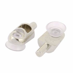 Badem10 50 Adet Raf Pimi Vantuzlu Cam Ahşap Metal Raf Tutucu Çivisi Mobilya Dolap Pimi
