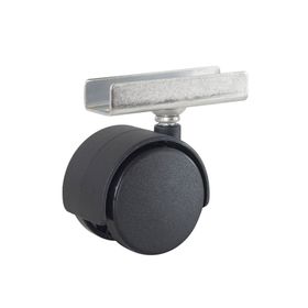 Badem10 50 mm 20 kg Siyah Geçme U Tablalı Ofis Koltuk Tekeri