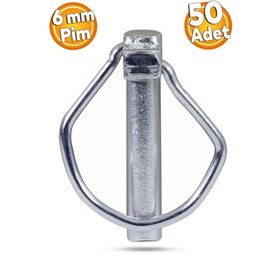 Badem10 6 mm Çelik Traktör Pimi