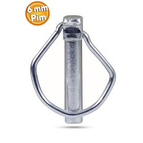 Badem10 6 mm Çelik Traktör Pimi