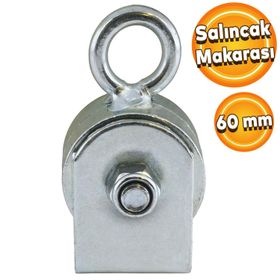 Badem10 60 mm Çelik Salıncak Makarası