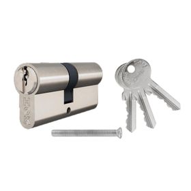 Badem10 68 mm 3 Anahtarlı Hok Dış Kapı Kilit Göbeği Silindir Barel