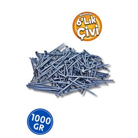 Badem10 6'lık 1 kg Genel Amaçlı Başlı İnşaat Ahşap Çivisi
