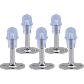 Badem10 8 cm Krom Metal Silikonlu Kapı Stoperi