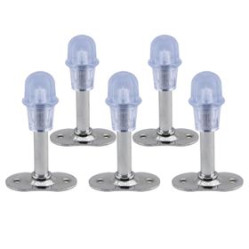 Badem10 8 cm Krom Metal Silikonlu Kapı Stoperi