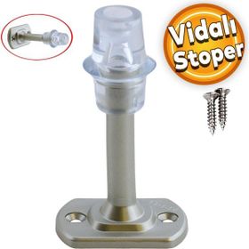 Badem10 8 cm Plastik Saten Silikonlu Kapı Stoperi
