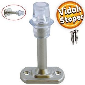 Badem10 8 cm Plastik Saten Silikonlu Kapı Stoperi