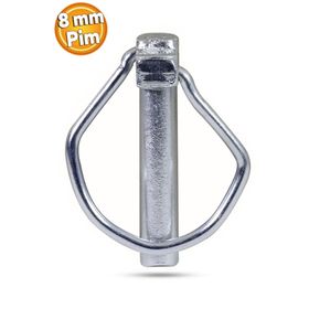 Badem10 8 mm Çelik Traktör Pimi